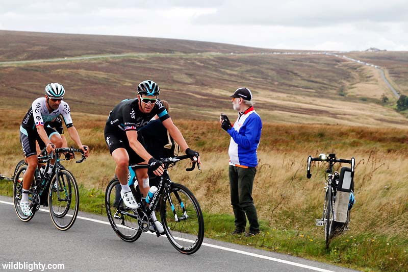 The Cat and Fiddle was featured in the 2016 Tour of Britain.