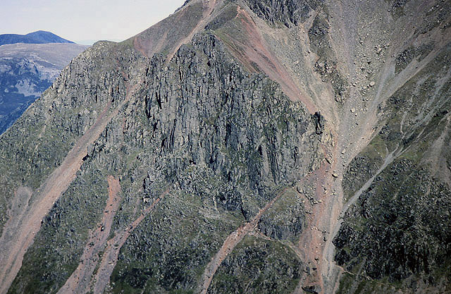 Great Gable Climbers Path from Lingmell