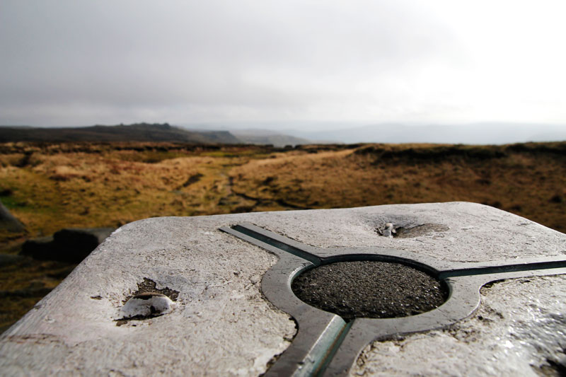 View from the Kinder Scout trig point.