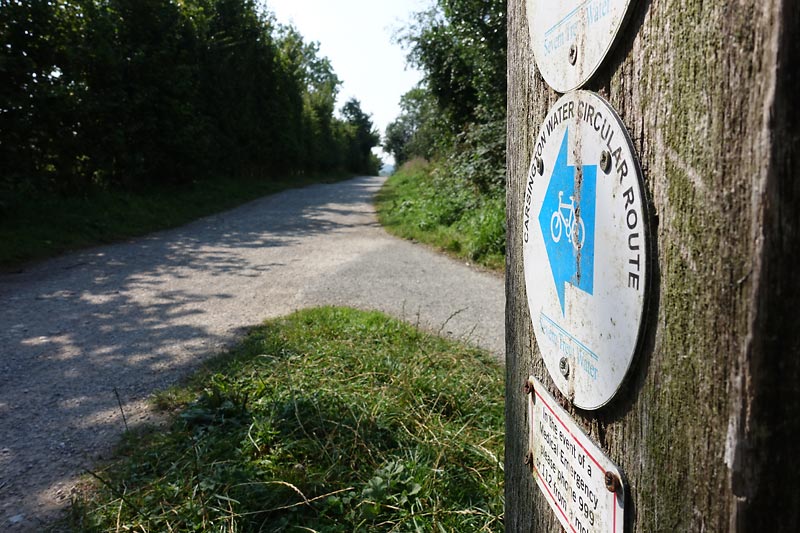 Carsington Water Circular Cycle Route Sign