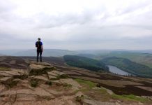 Ladybower Reservoir from Win Hill